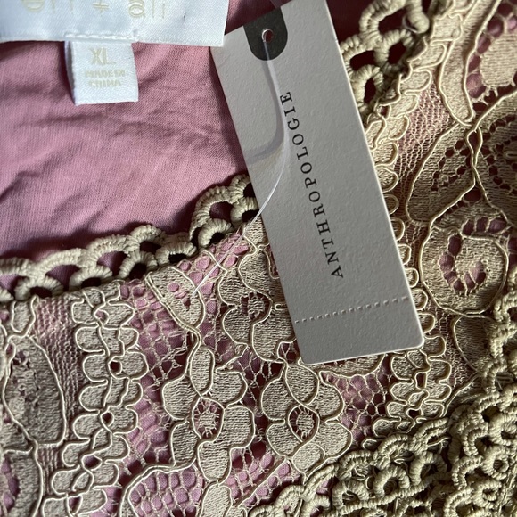 Anthropologie Eli and Ali Lace Top, NWT - Picture 3 of 3